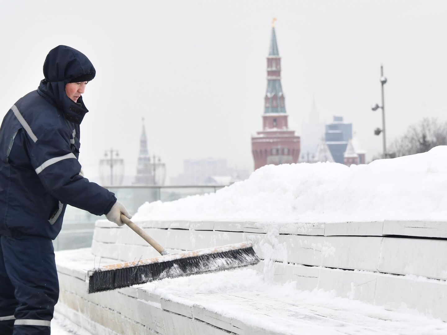 Снег В Москве Сегодня Фото