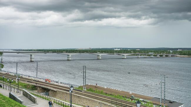 Набережная реки Кама в Перми