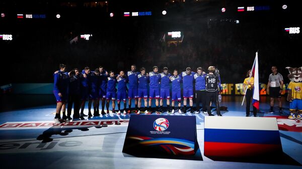 Российские гандболисты на чемпионате Европы