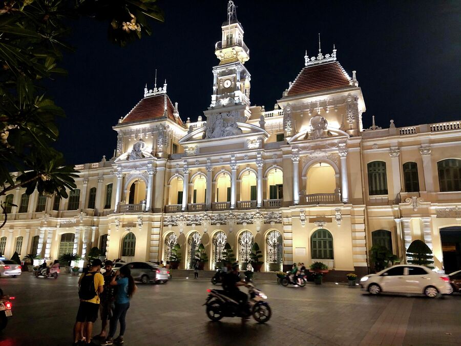 Здание народного комитета, Хошимин, Вьетнам