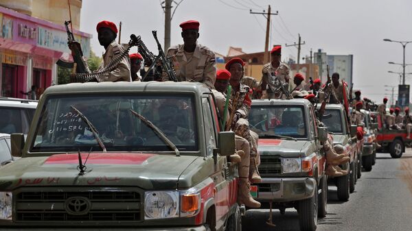 Суданские военнослужащие в Хартуме