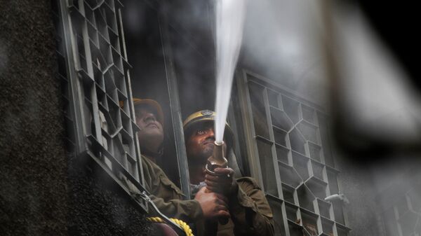 Пожарные в Индии