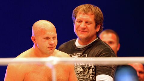 Бойцы Федор и Александр Емельяненко Бойцы Федор и Александр Емельяненко
