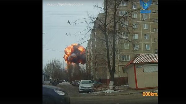 Взрыв на подстанции в Подольске