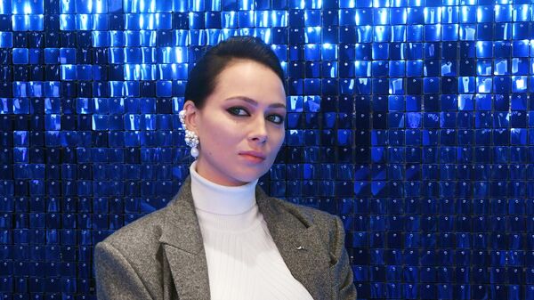 Актриса Настасья Самбурская на премьере фильма Лёд 2