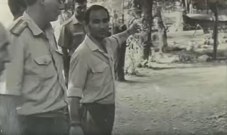 Владимир Муханкин на следственном эксперименте