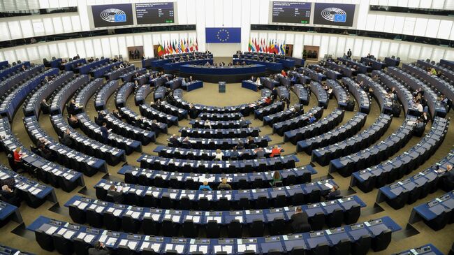 Пленарная сессия Европейского парламента в Страсбурге