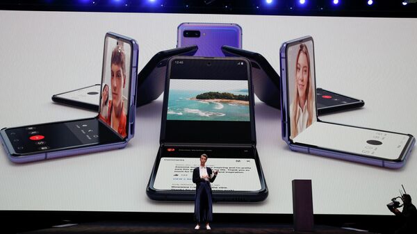 Презентация складного смартфона Samsung Galaxy Z Flip в Сан-Франциско