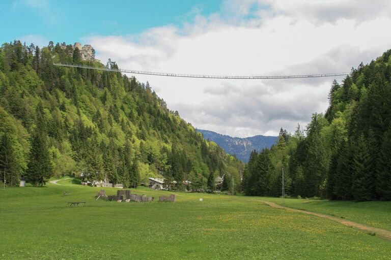 Пешеходный мост Highline в Австрии