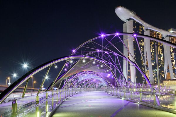 Мост ДНК в Сингапуре
