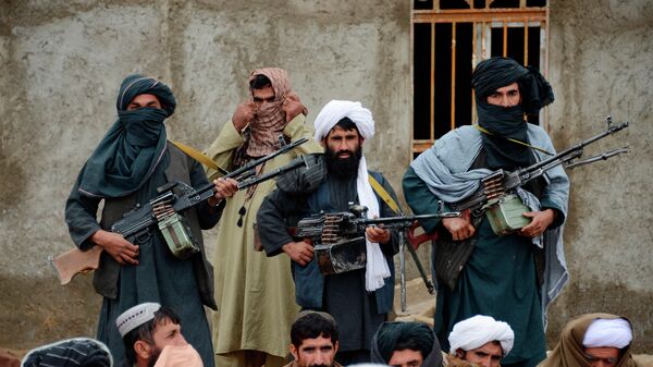 Боевики движения Талибан в Афганистане