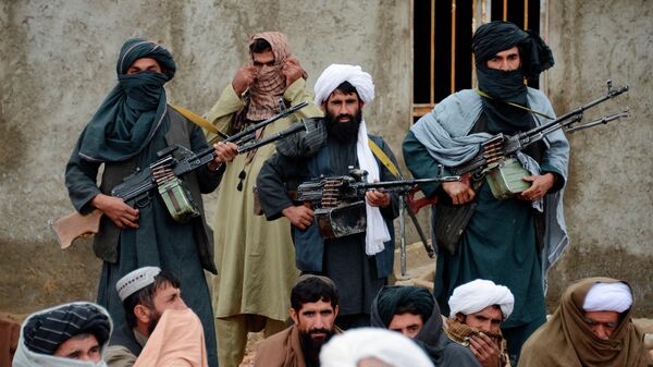 Боевики радикального движения Талибан* в Афганистане