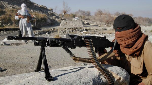 Боевики радикального движения Талибан* в Афганистане