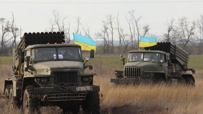 Украинская военная техника на Донбассе