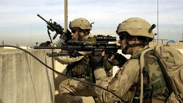 Американские военнослужащие в иракском городе Мосул