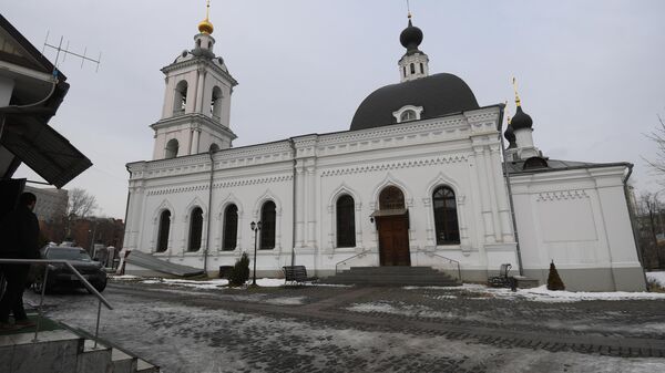 Храма Святителя Николая в Москве, где мужчина во время службы ранил ножом двух человек