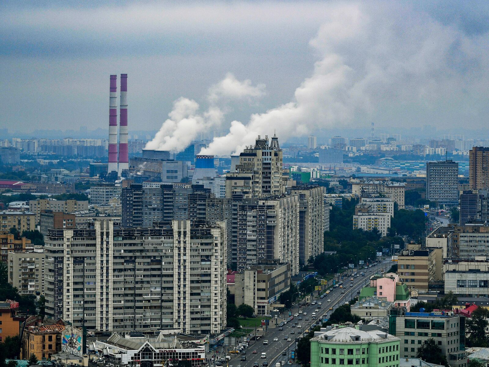 загрязнение москвы