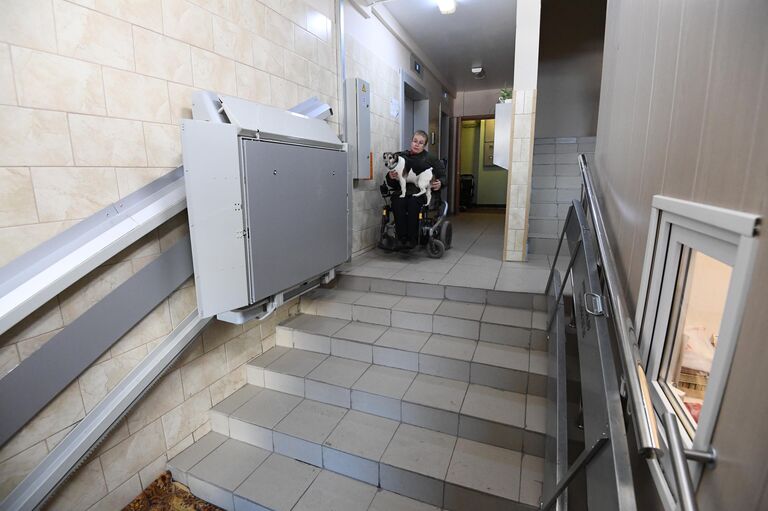 Подъемник в жилом доме №6 по улице Коштоянца