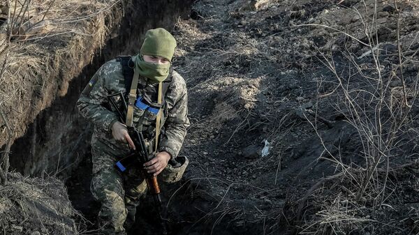 Украинский военнослужащий 