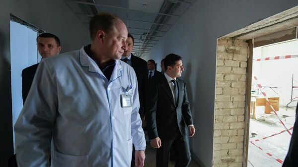 Визит Зеленского в больницу в Киевской области