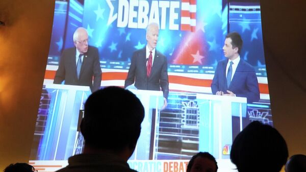 Трансляция теледебатов кандидатов в президенты США от Демократической партии