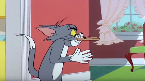 Кадр из мультфильма Том и Джерри