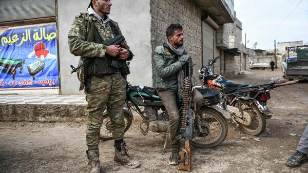 Сирийские повстанцы в Идлибе