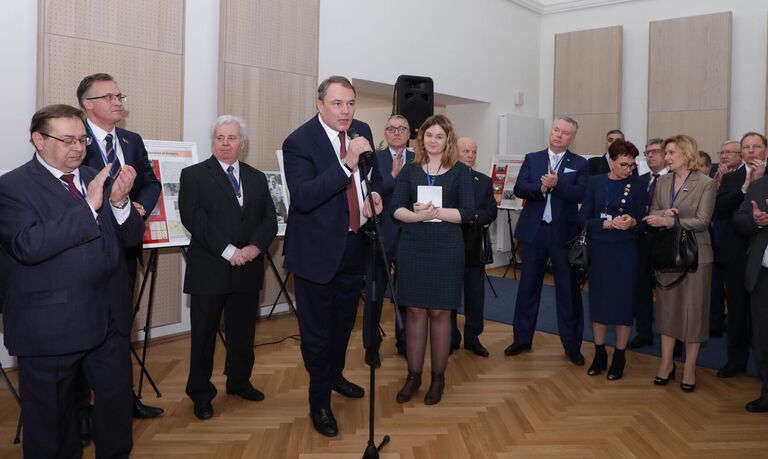 Открытие выставки, посвященной 75-летней годовщине освобождения Европы от нацизма, в штаб-квартире ОБСЕ в Вене