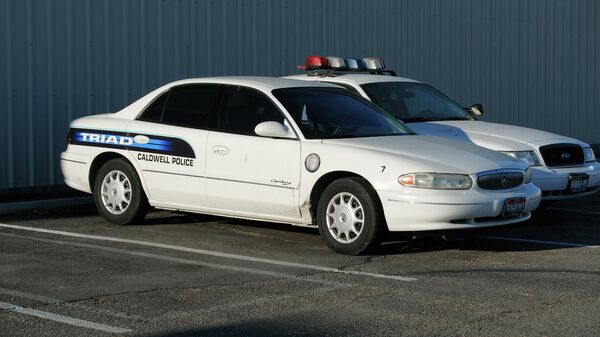 Автомобили полиции в Колдуэлле, штат Айдахо, США