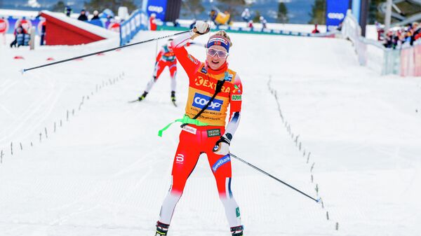 Норвежская лыжница Тереза Йохёуг