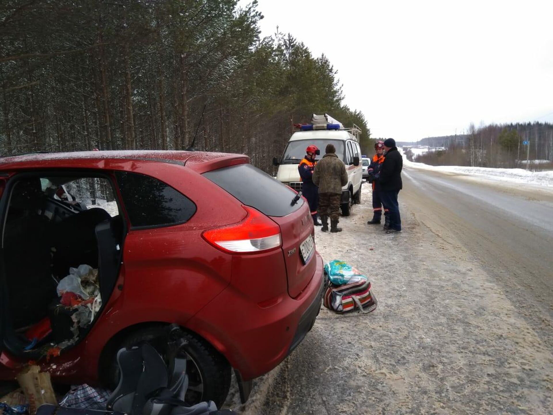 В Удмуртии семья из четырех человек погибла в ДТП - РИА Новости, 24.02.2020