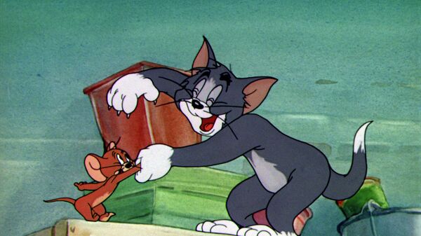 Кадр из мультфильма Том и Джерри