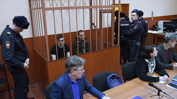 Участники запрещенной в РФ террористической организации Сеть Виктор Филинков и Юлий Бояршинов