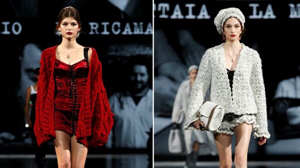 Показ коллекции Dolce & Gabbana осень/зима 2020 в Милане