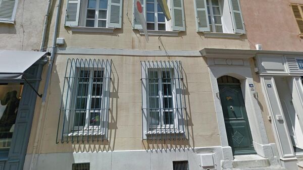Скриншот карты Google с изображением дома священника в Сен-Тропе