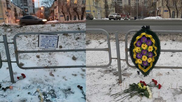 Место гибели 17-летнего молодого человека в Челябинске