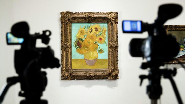 Картина из серии Подсолнухи Винсента Ван Гога