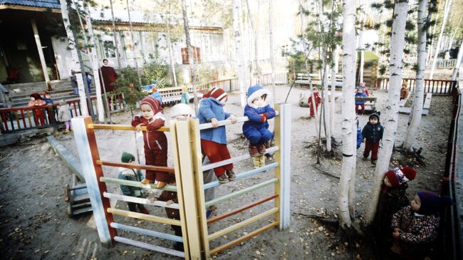 Воспитанники яслей-сада