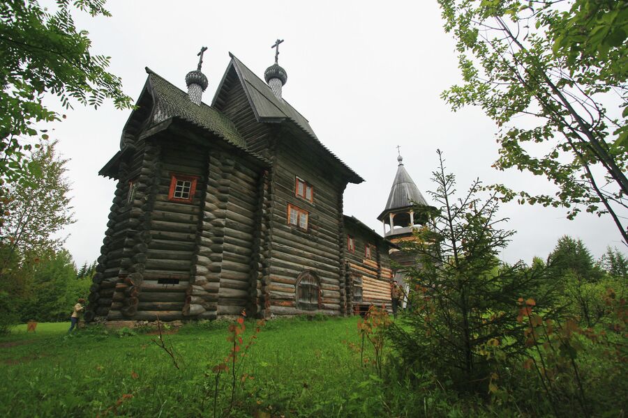 Архитектурно-этнографический музей Хохловка. Богородицкая церковь из села Тохтарево Суксунского района