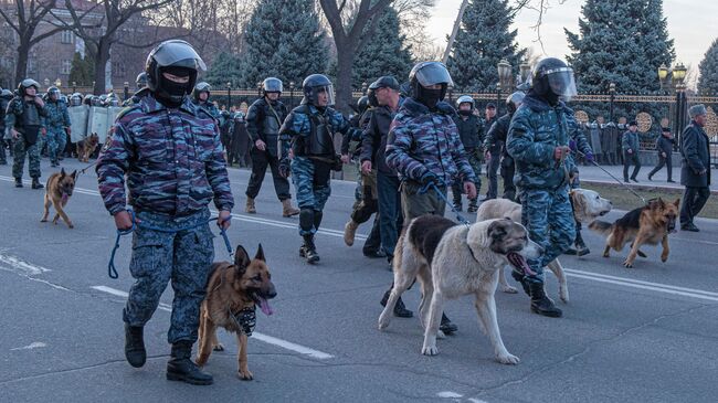 Акции протеста в Бишкеке. 2 марта 2020