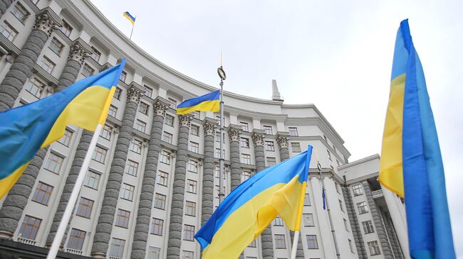 Здание правительства Украины в Киеве. Архивное фото