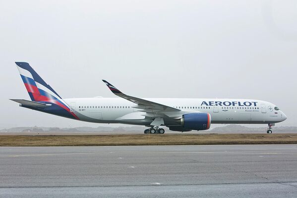 Аэрофлот презентовал первый Airbus A350