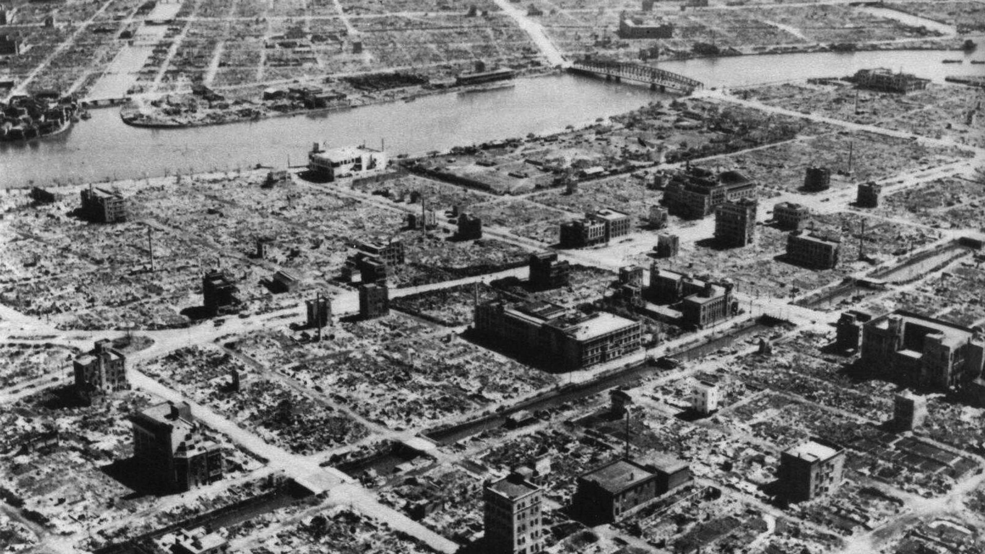 Полностью уничтоженные жилые кварталы Токио - РИА Новости, 1920, 10.03.2020
