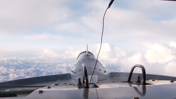 Опубликовано видео полета Ту-142 над Северным Ледовитым океаном