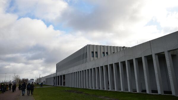 Здание комплекса правосудия Схипхол в нидерландском Бадхоеведорпе, где состоялось суд по делу о крушении самолета Boeing 777 рейса MH17