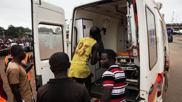 Скорая помощь на месте происшествия в государстве Гана
