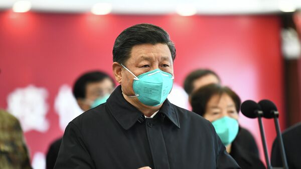 Председатель КНР Си Цзиньпин в Ухане в провинции Хубэй