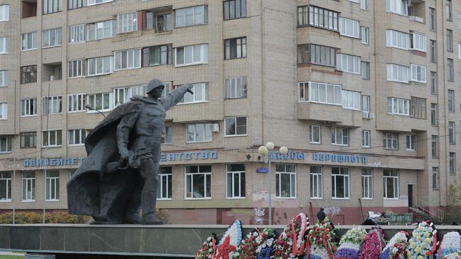 Памятник неизвестному солдату на площади Славы в подмосковной Балашихе