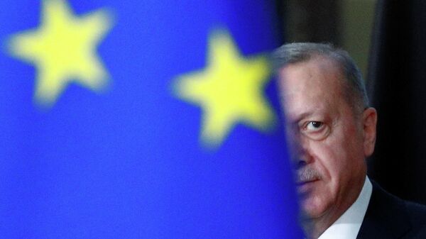 Президент Турции Реджеп Тайип Эрдоган в Брюсселе 