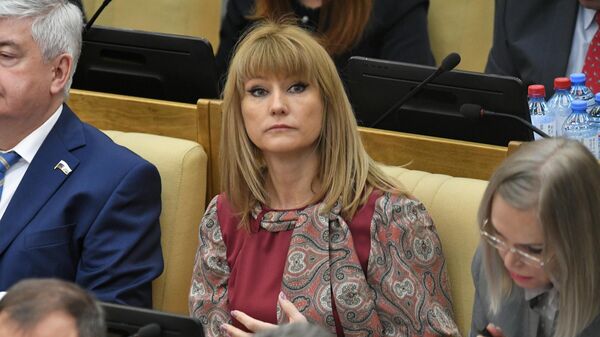 Светлана Журова на пленарном заседании Государственной Думы РФ